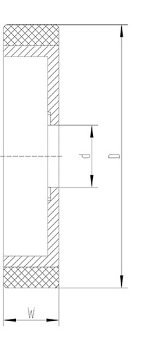 法蘭結(jié)構(gòu)驅(qū)動輪